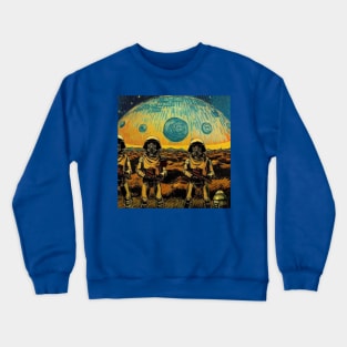 Starry Night in Mos Eisley Tatooine Crewneck Sweatshirt